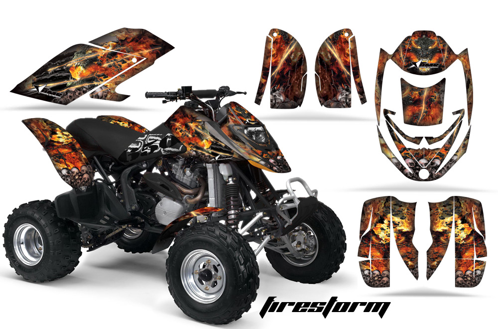 Can-Am Bombardier DS650 Graphics Fr Storm BLK